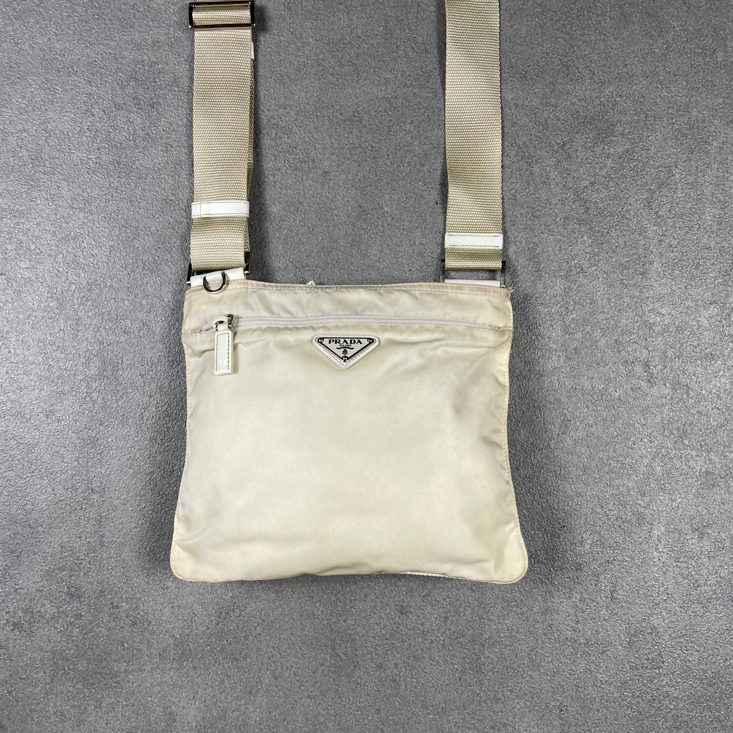 Prada Milano White Bag