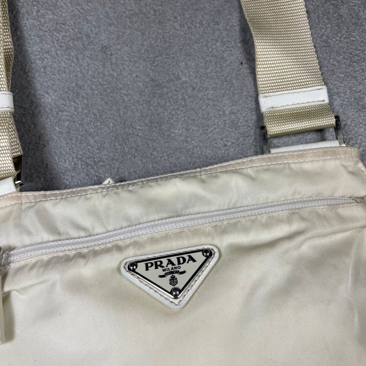 Prada Milano White Bag