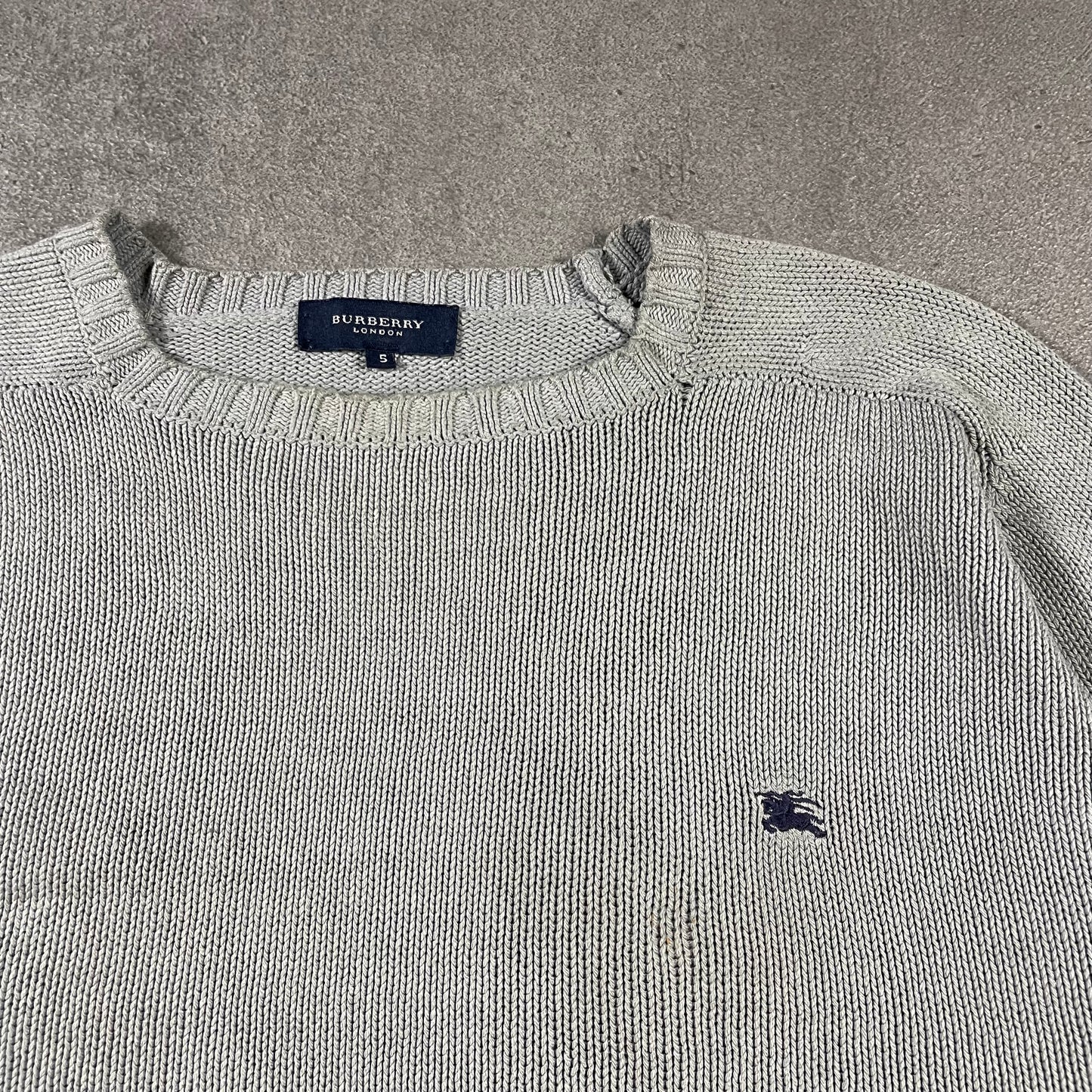 Burberry Grey Crewneck (L)