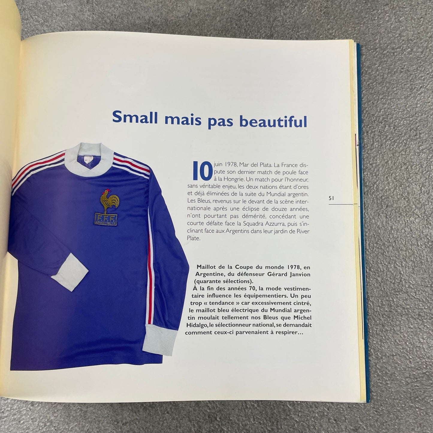 France WorldCup 1978 Jersey