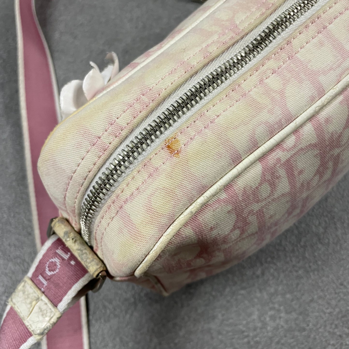 Dior Pink Monogram Messenger