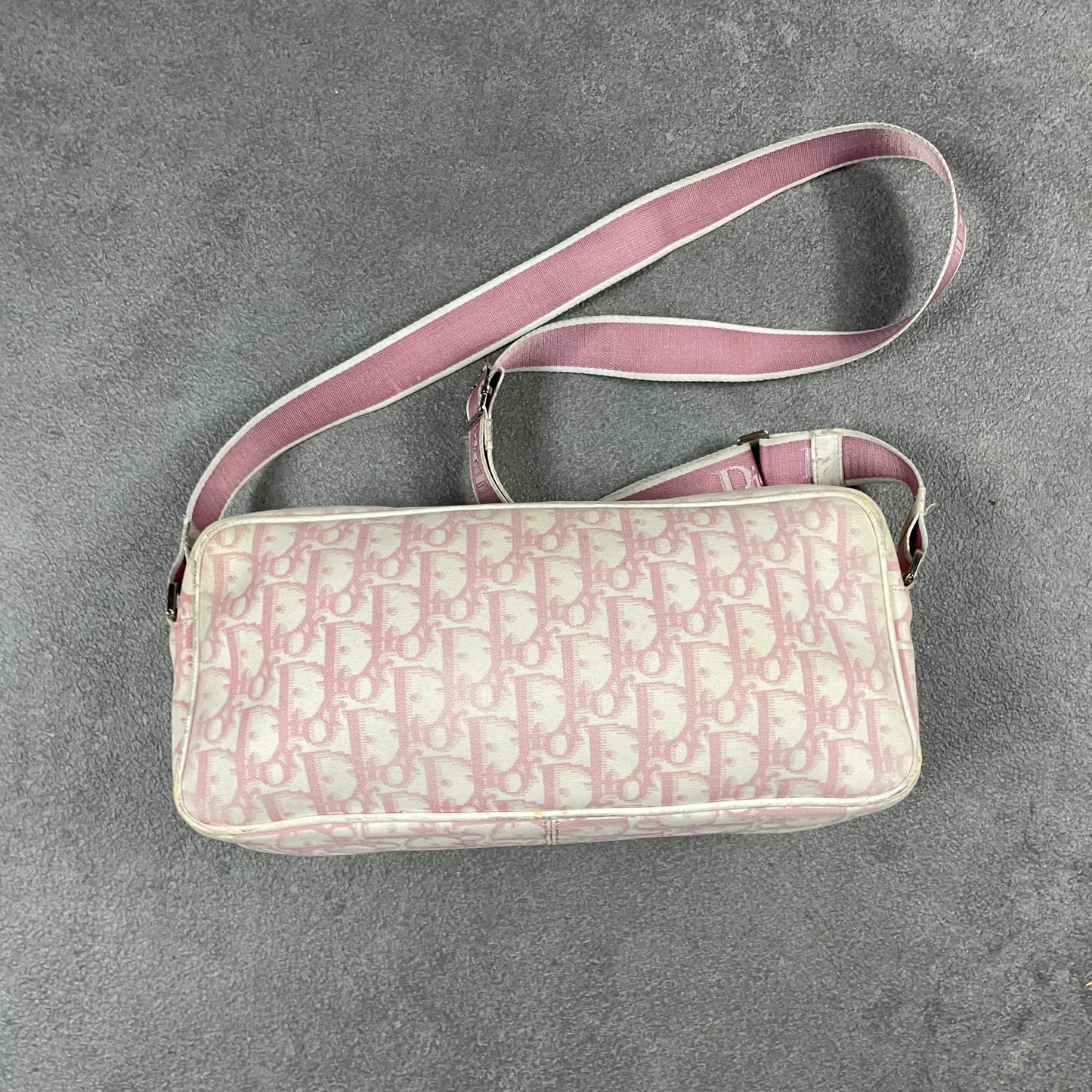 Dior Pink Monogram Messenger