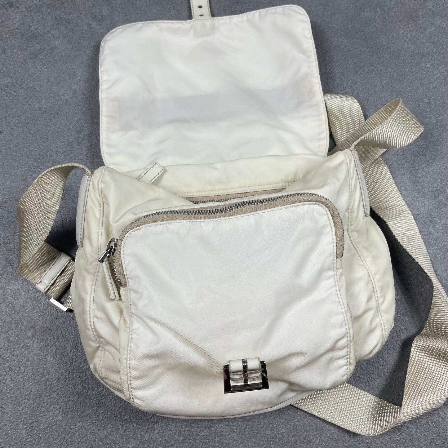 Prada Milano White Bag