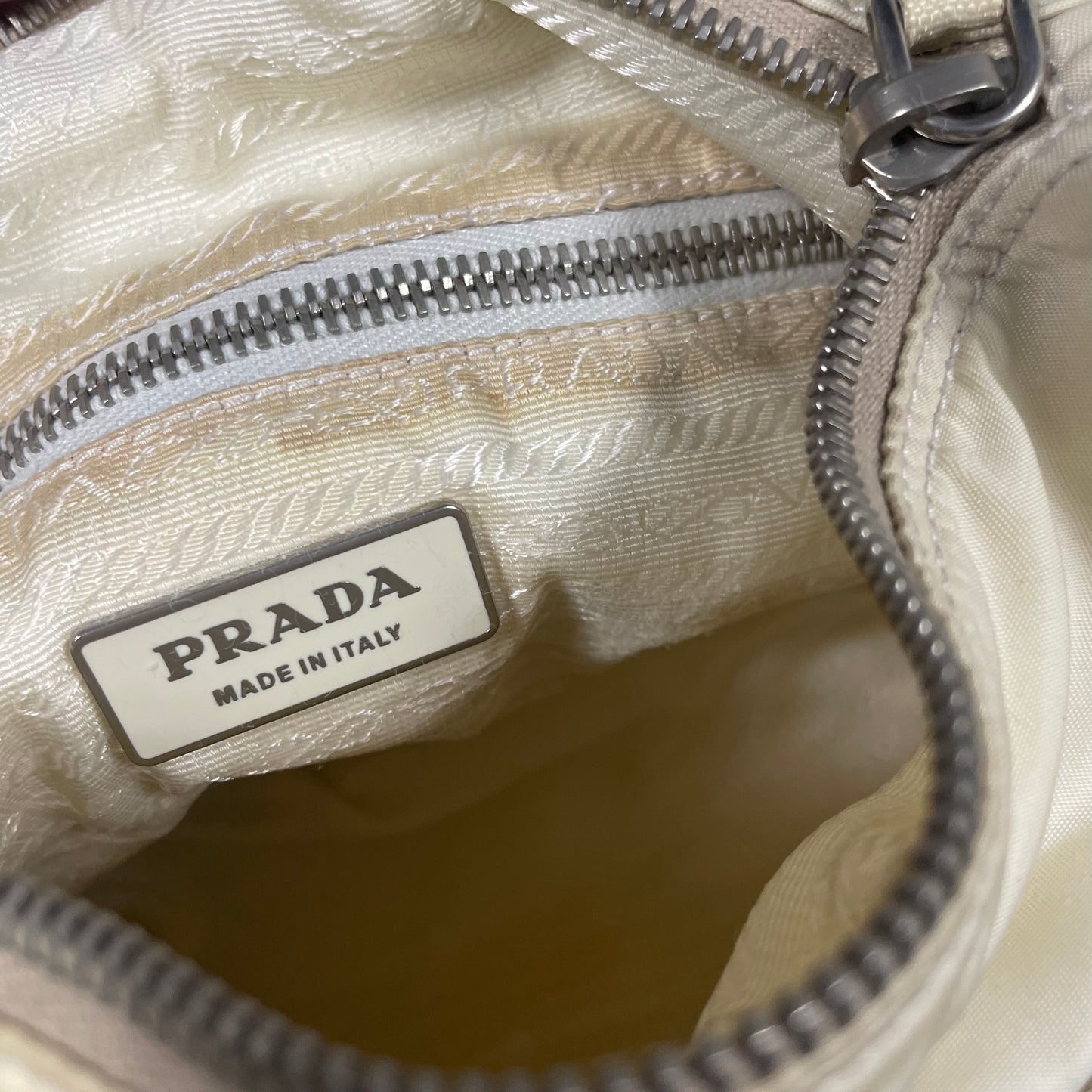 Prada Milano White Bag