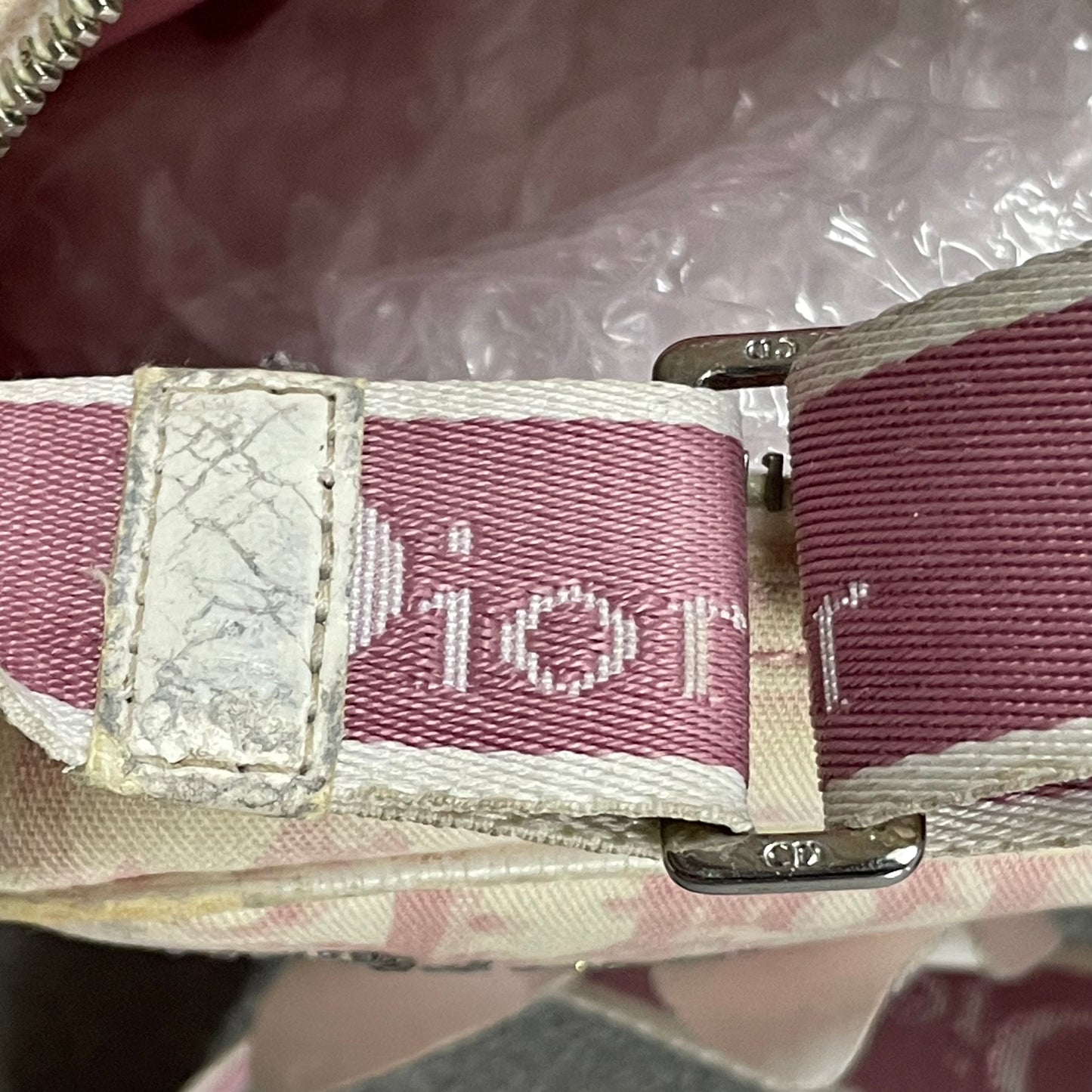 Dior Pink Monogram Messenger