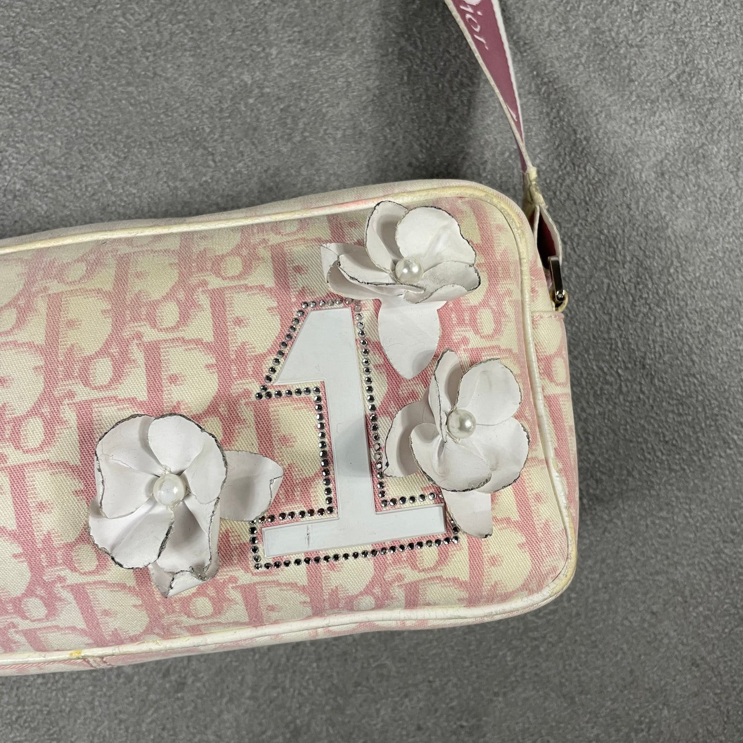 Dior Pink Monogram Messenger