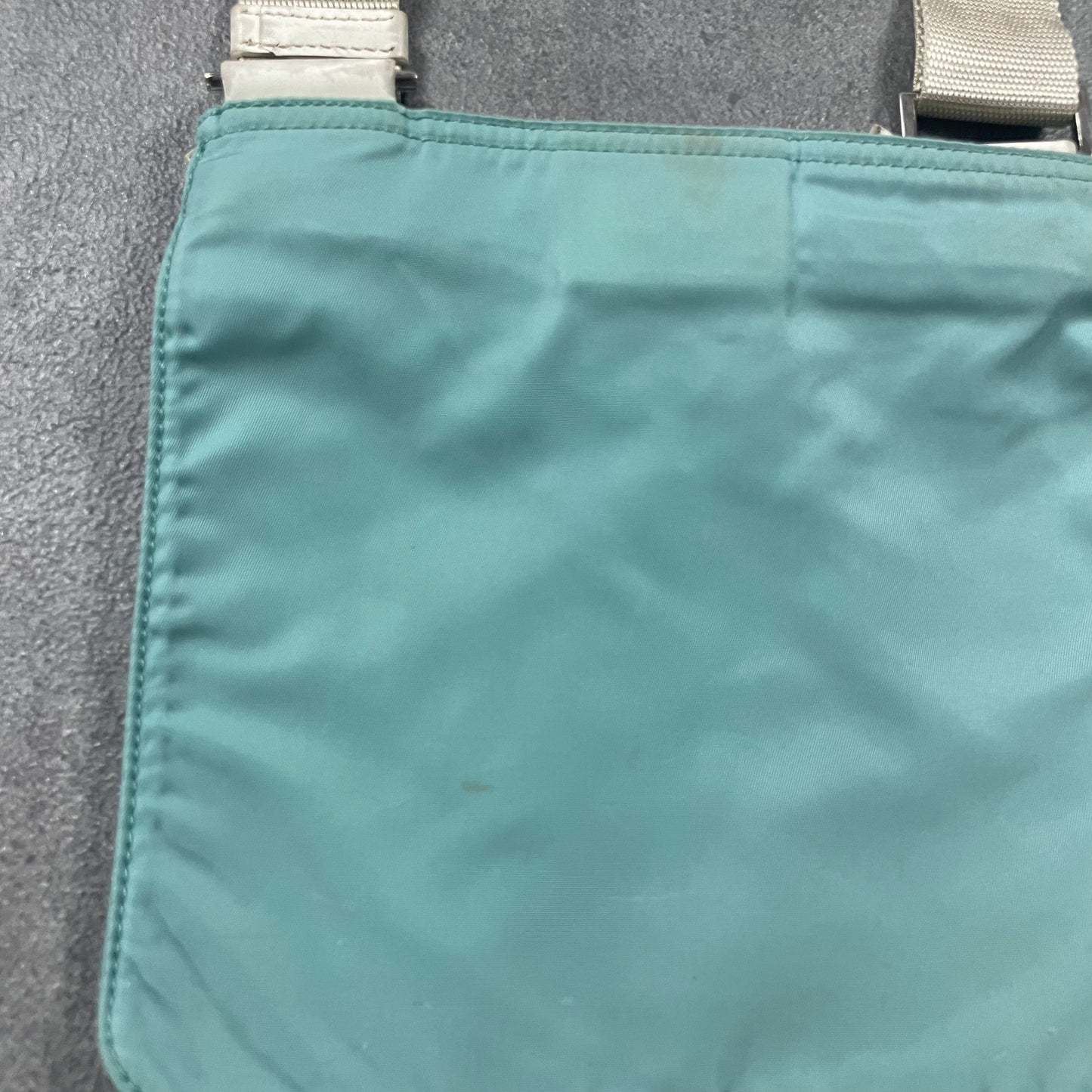 Prada babyBlue Side Bag