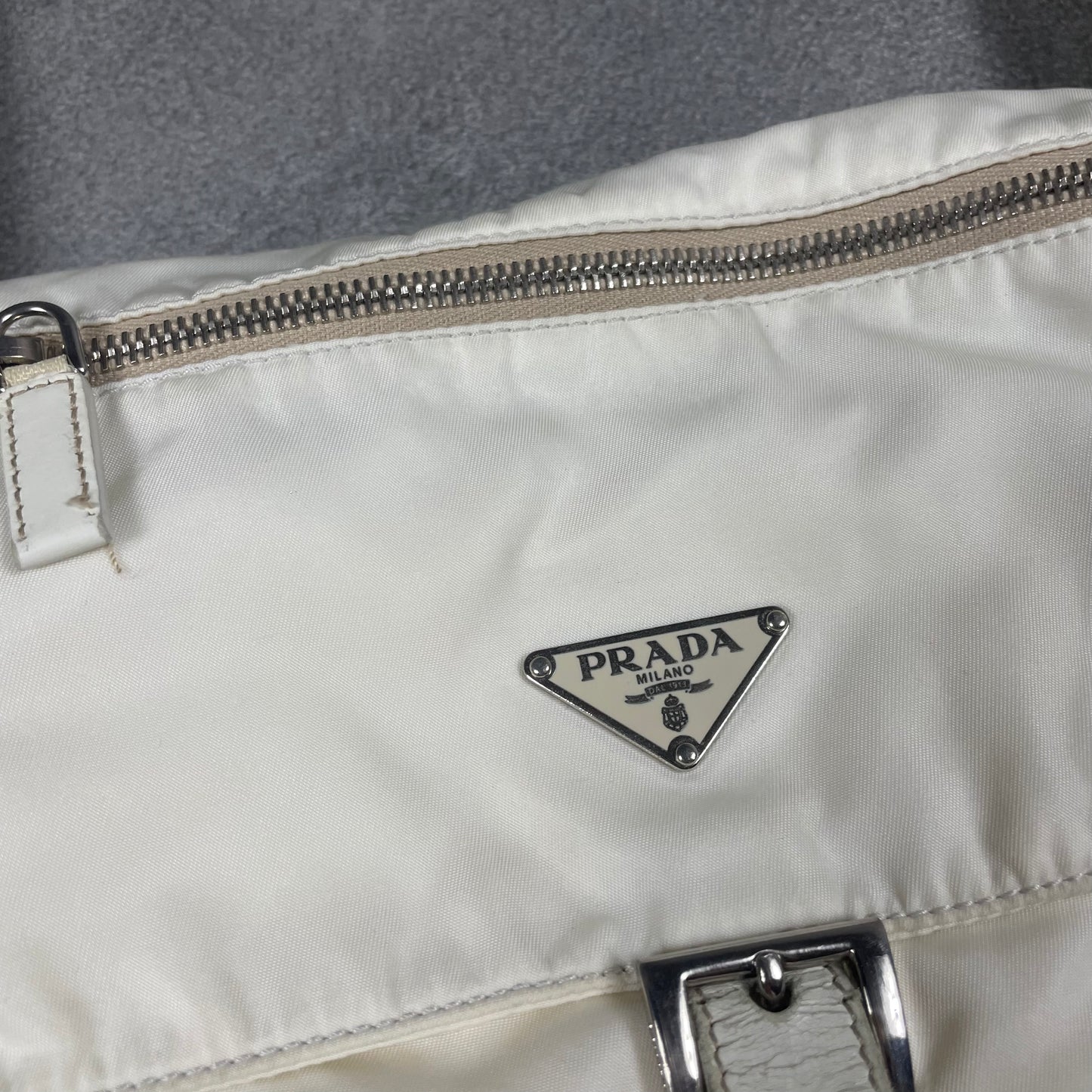 Prada Milano White Bag