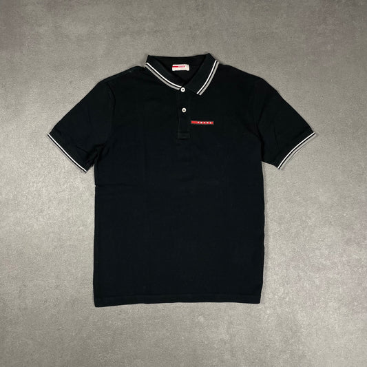 Prada Vintage Black Polo