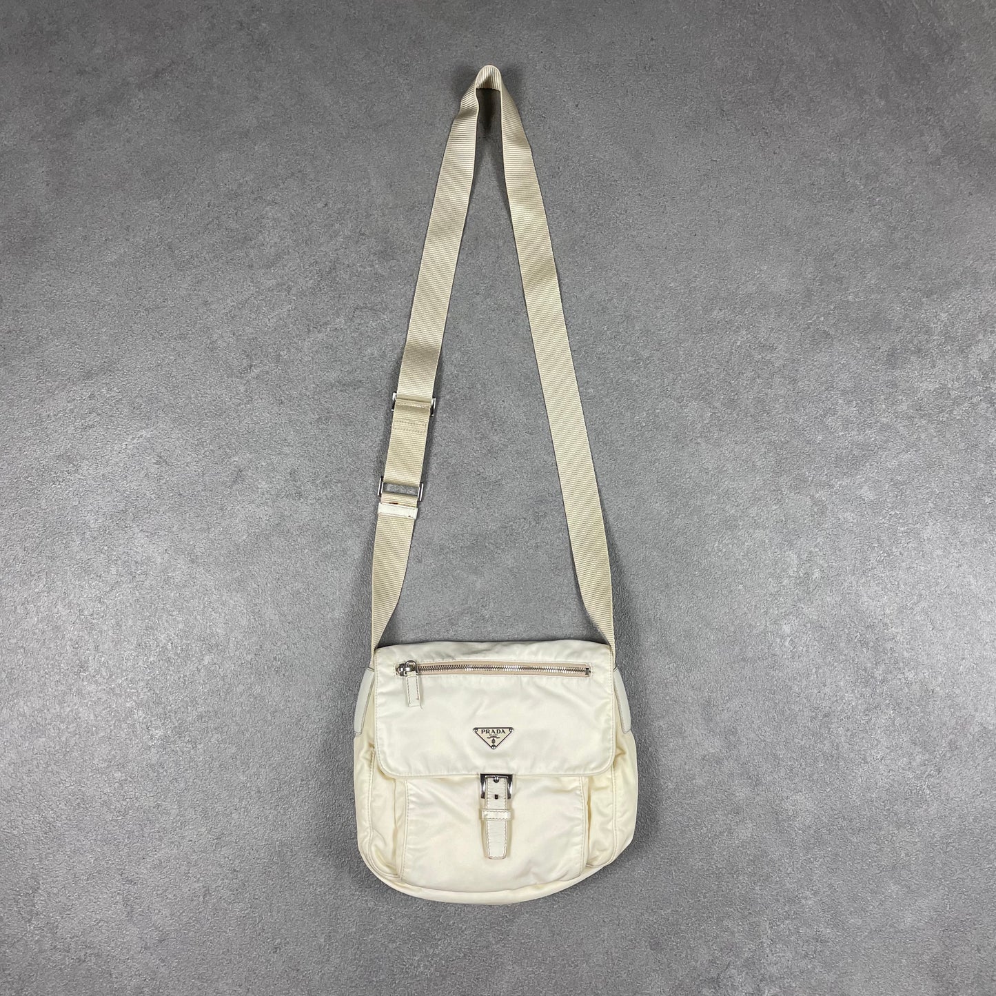 Prada Milano White Bag